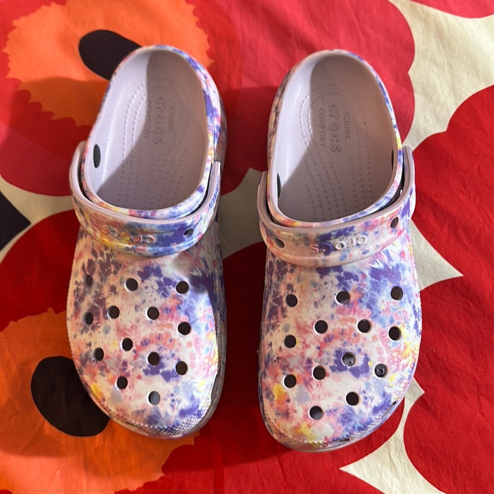 Crocs Platform Comfort Shoes Size 9